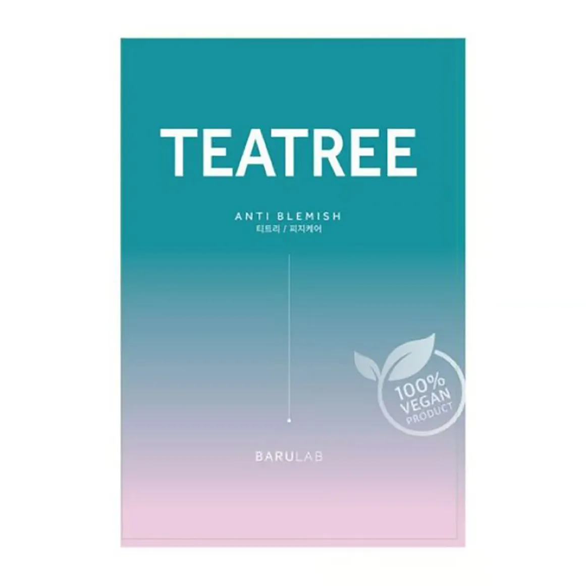 The Clean Vegan Teatree Sheet Mask - No Size