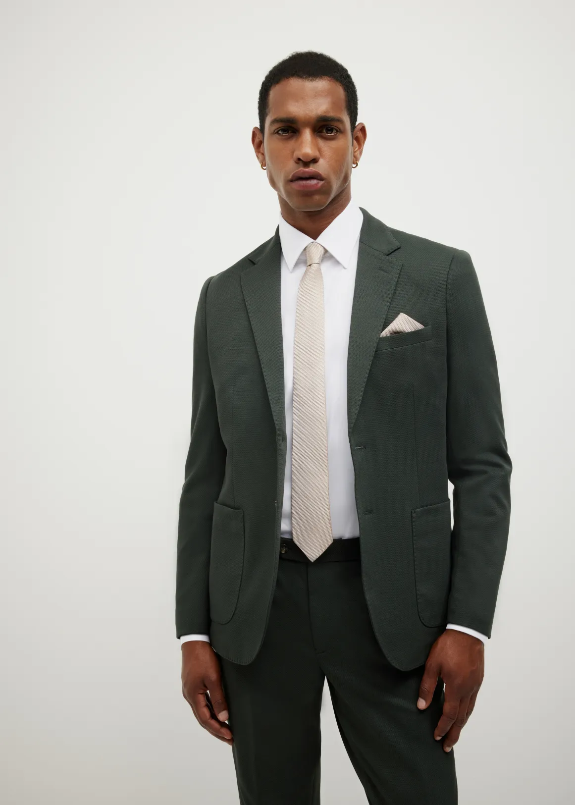 Travel Tailored Jacket - KHAKI
