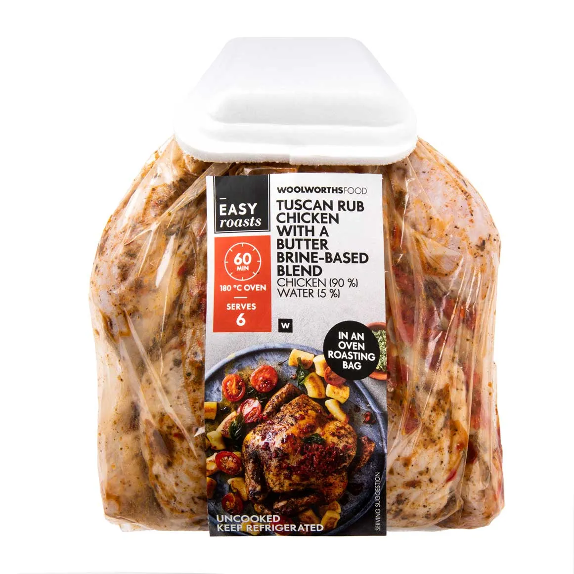 Tuscan Rub Chicken Roast with a Butter Brine-Based Blend Avg 1.2 kg