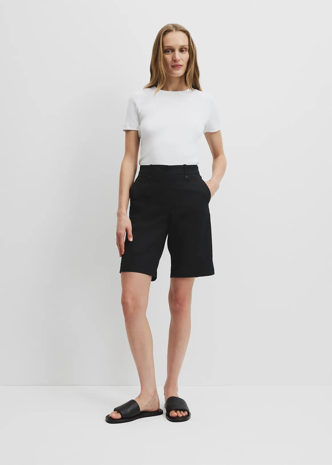 Twill Walk Short - BLACK