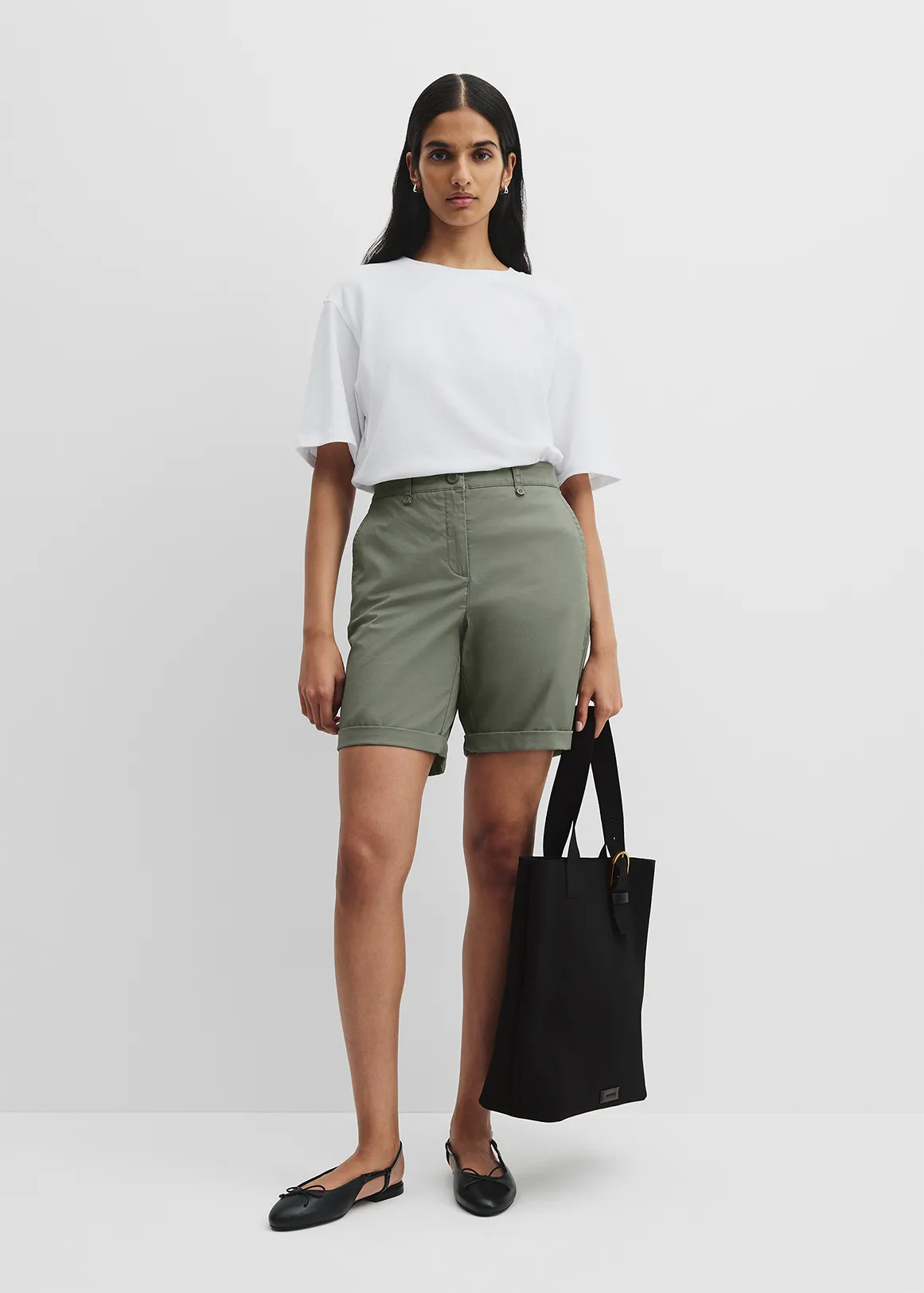 Twill Walk Short - KHAKI