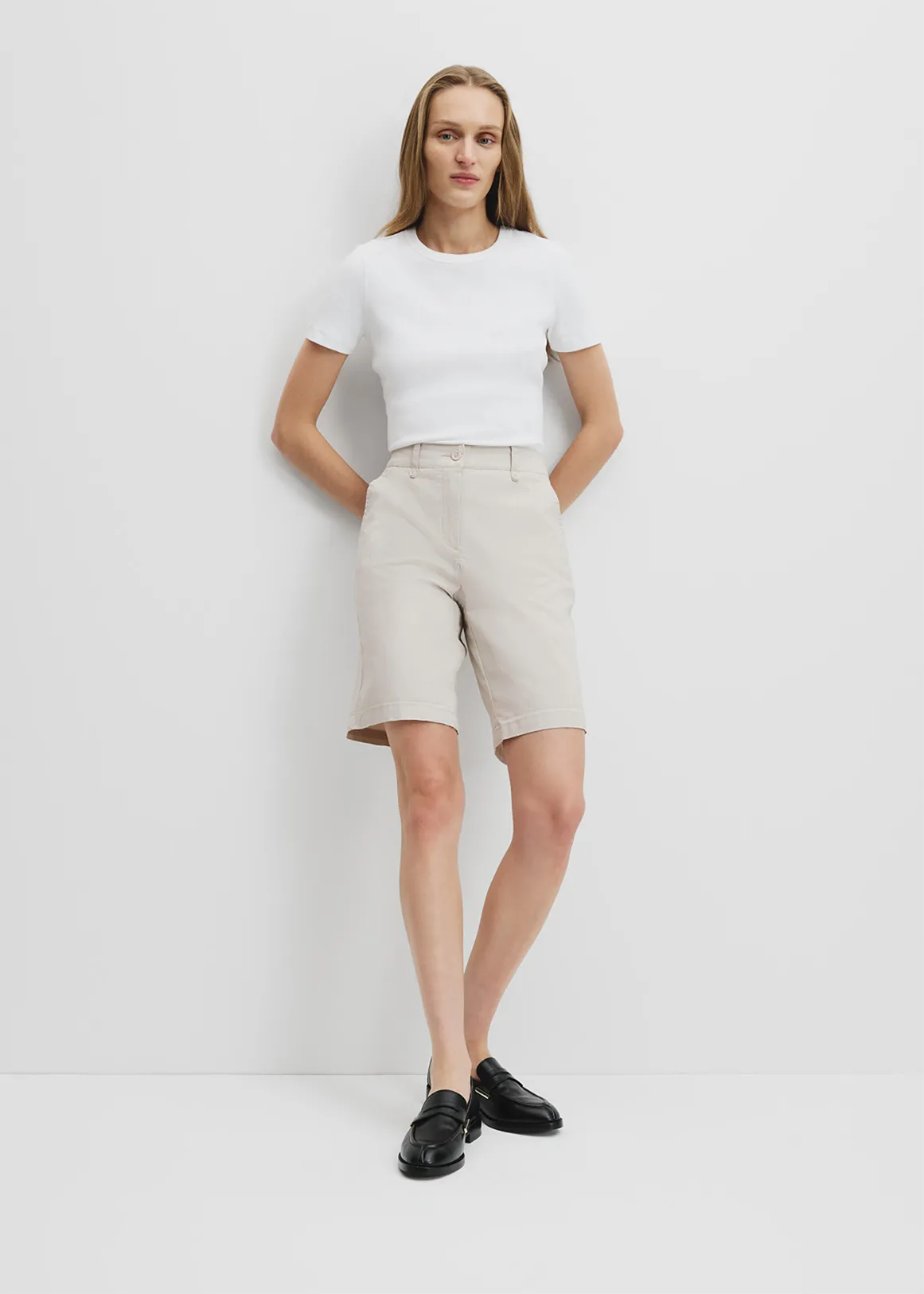 Twill Walk Short - STONE