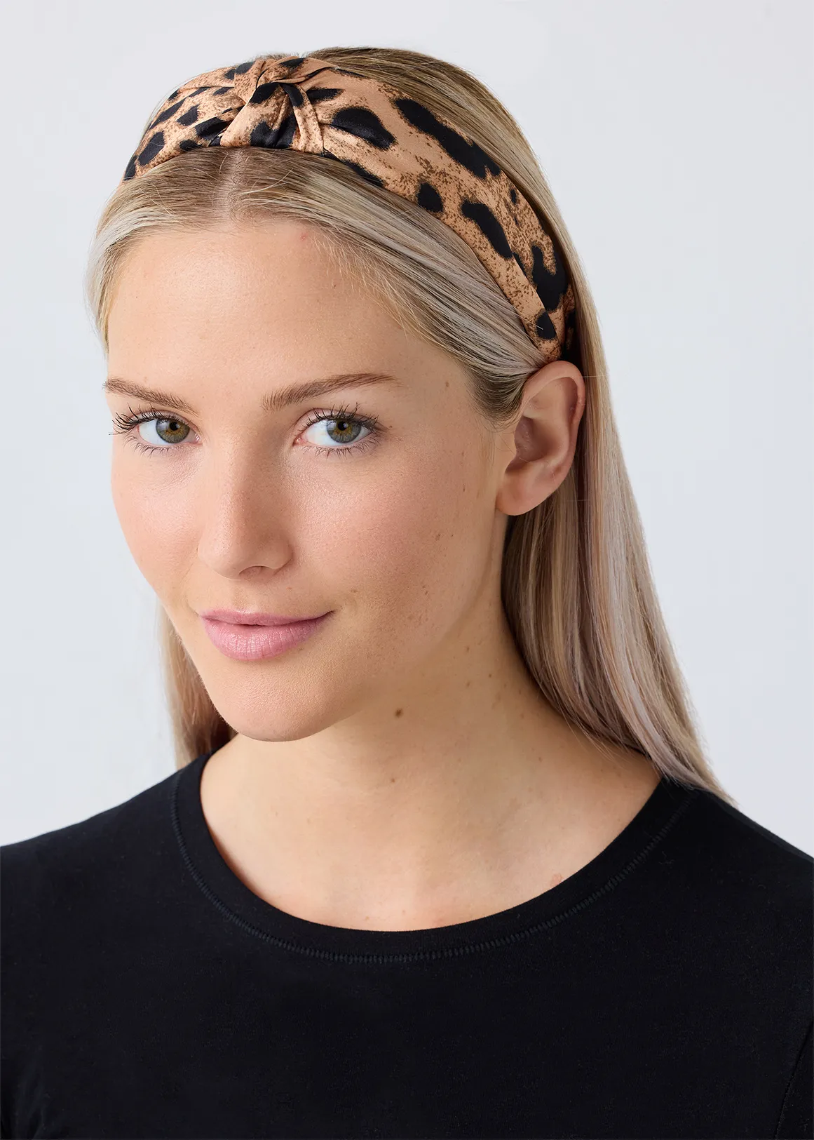Twist Detail Satin Alice Band - X NATURAL