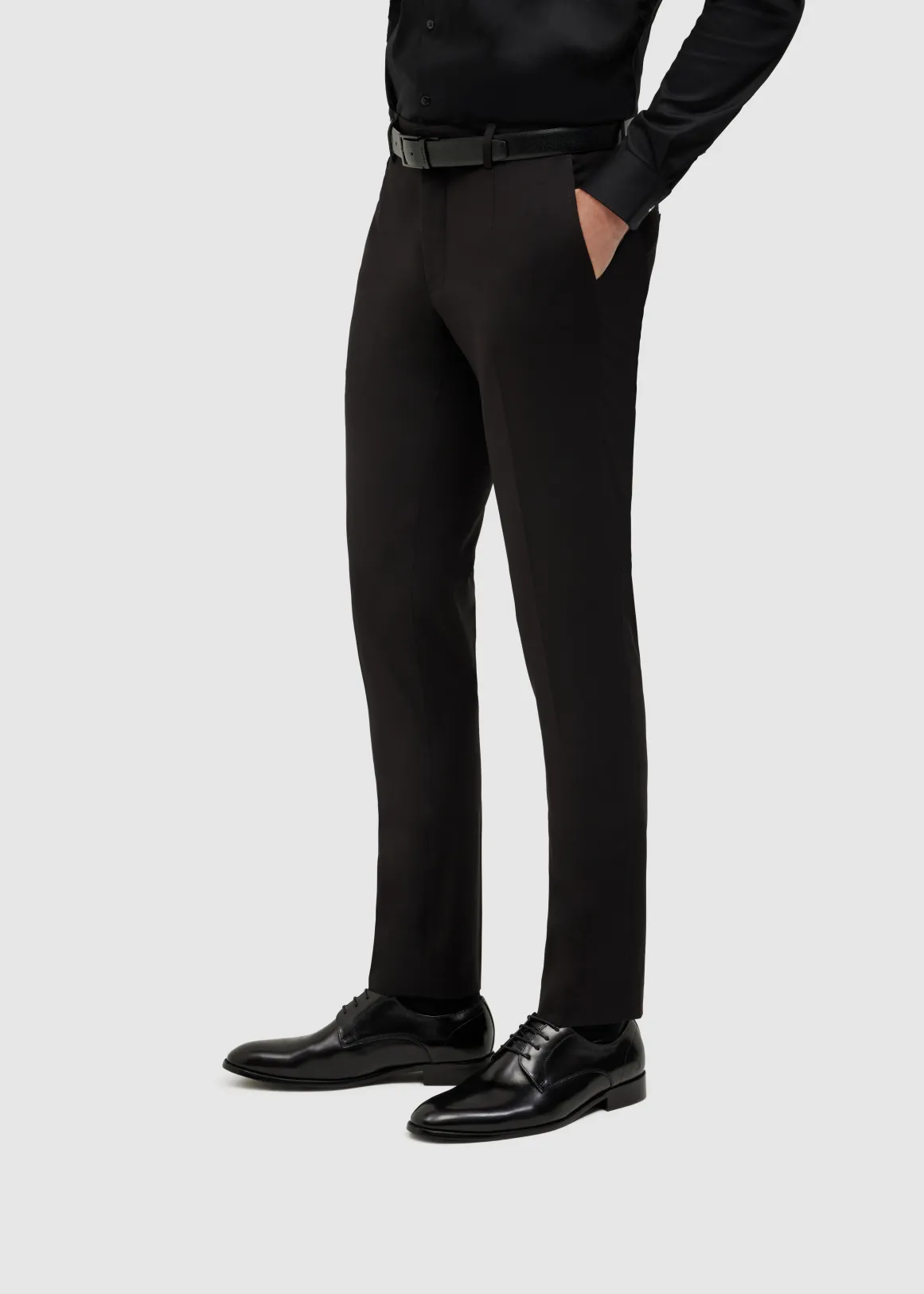 Ultra Slim Stretch Tailored Pant - BLACK