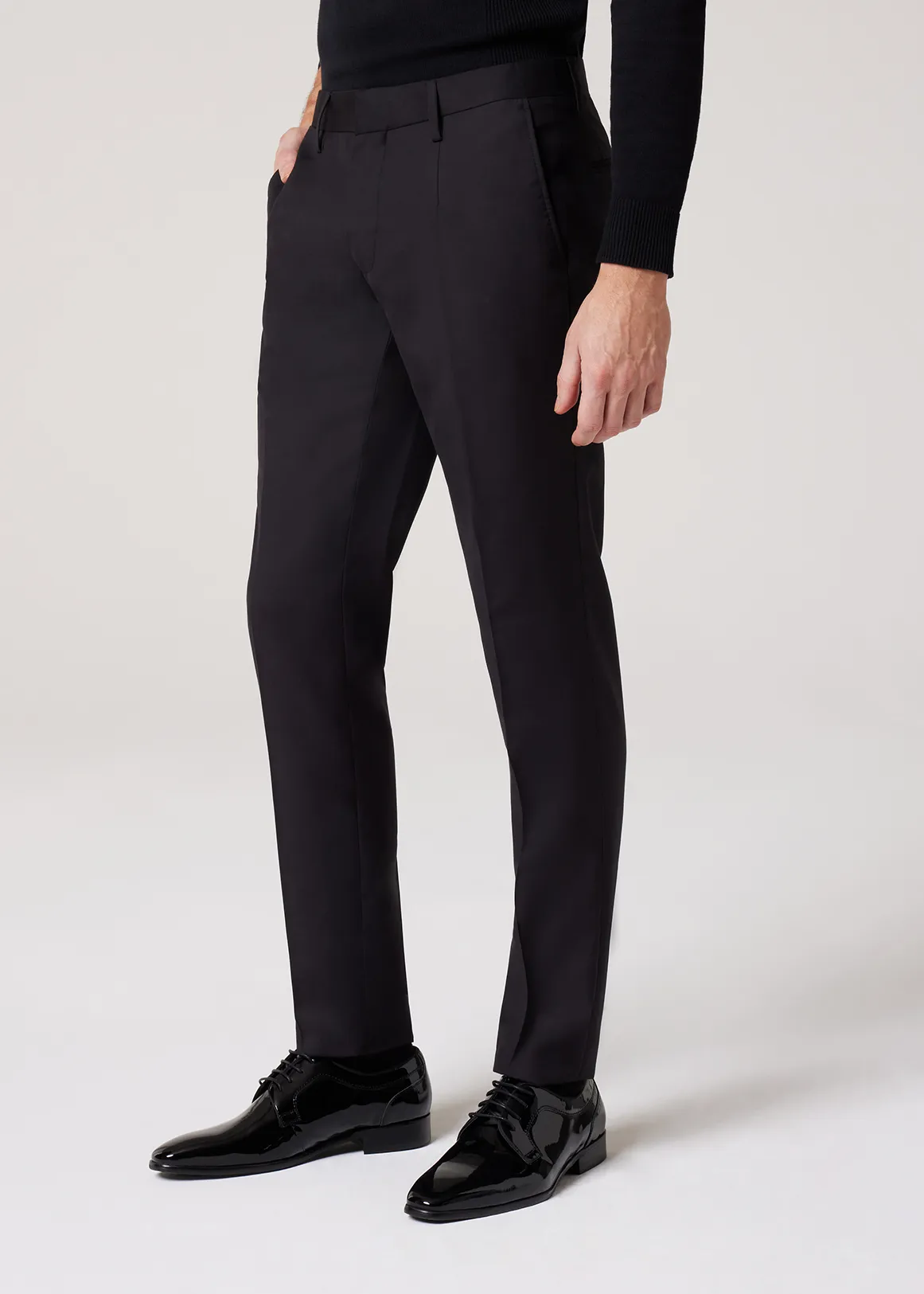 Ultra Slim Tailored Pant - BLACK CHINTZ