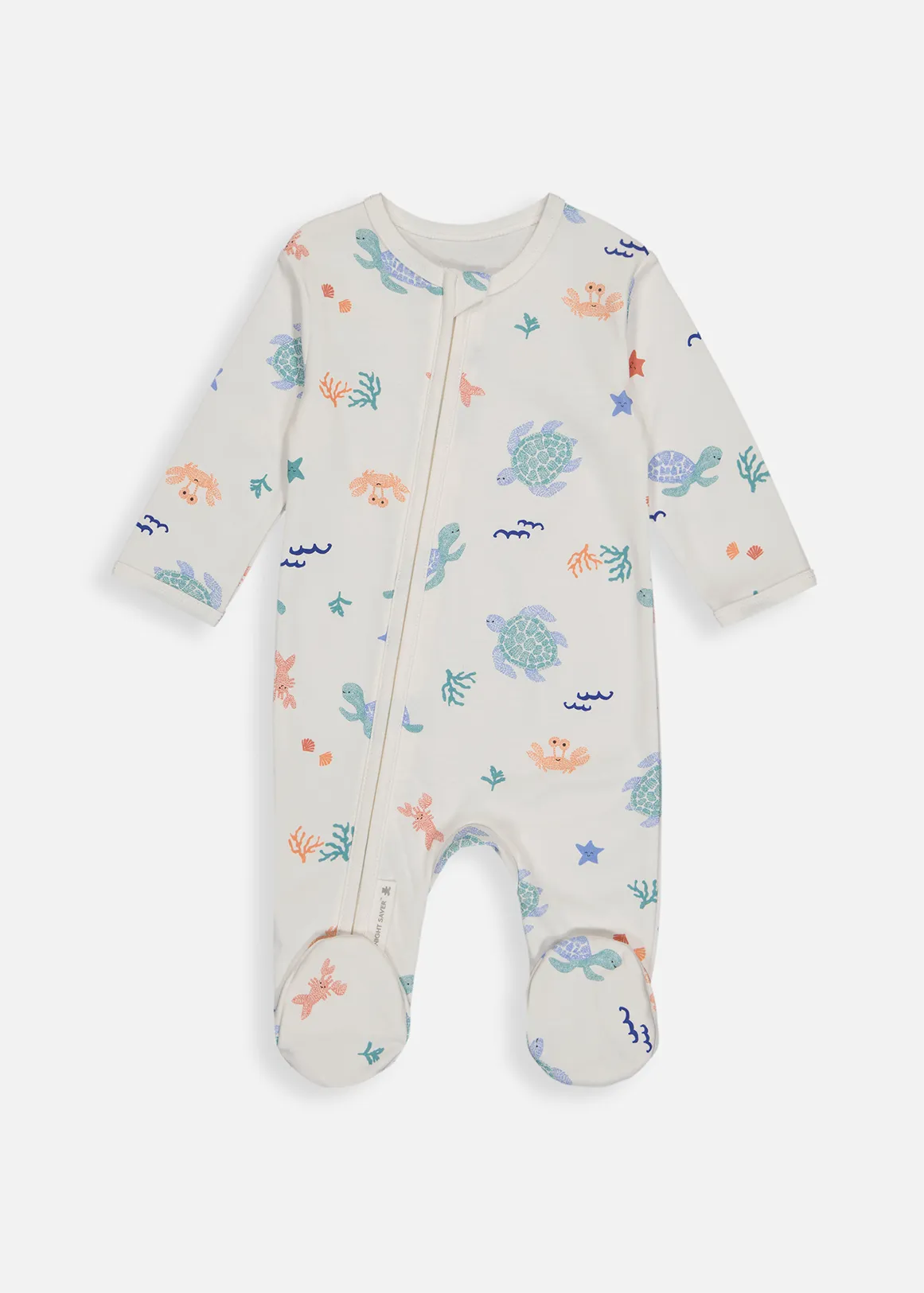 Under the Sea Organic Cotton Zip Sleepsuit - X CREAM