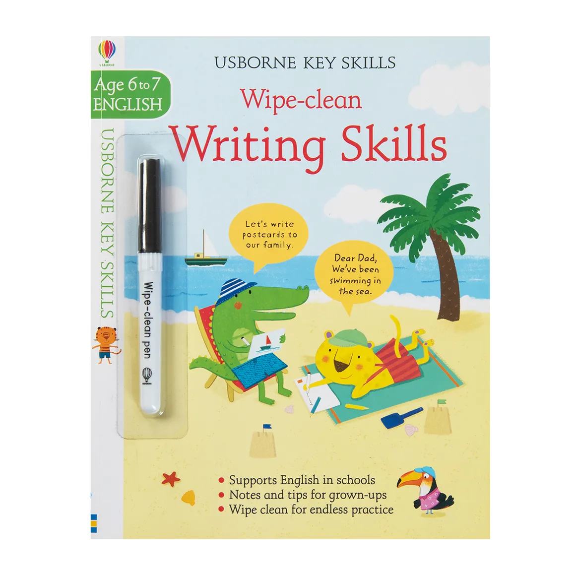 Usborne Little Wipe Clean Writing Skills for Ages 6 - 7