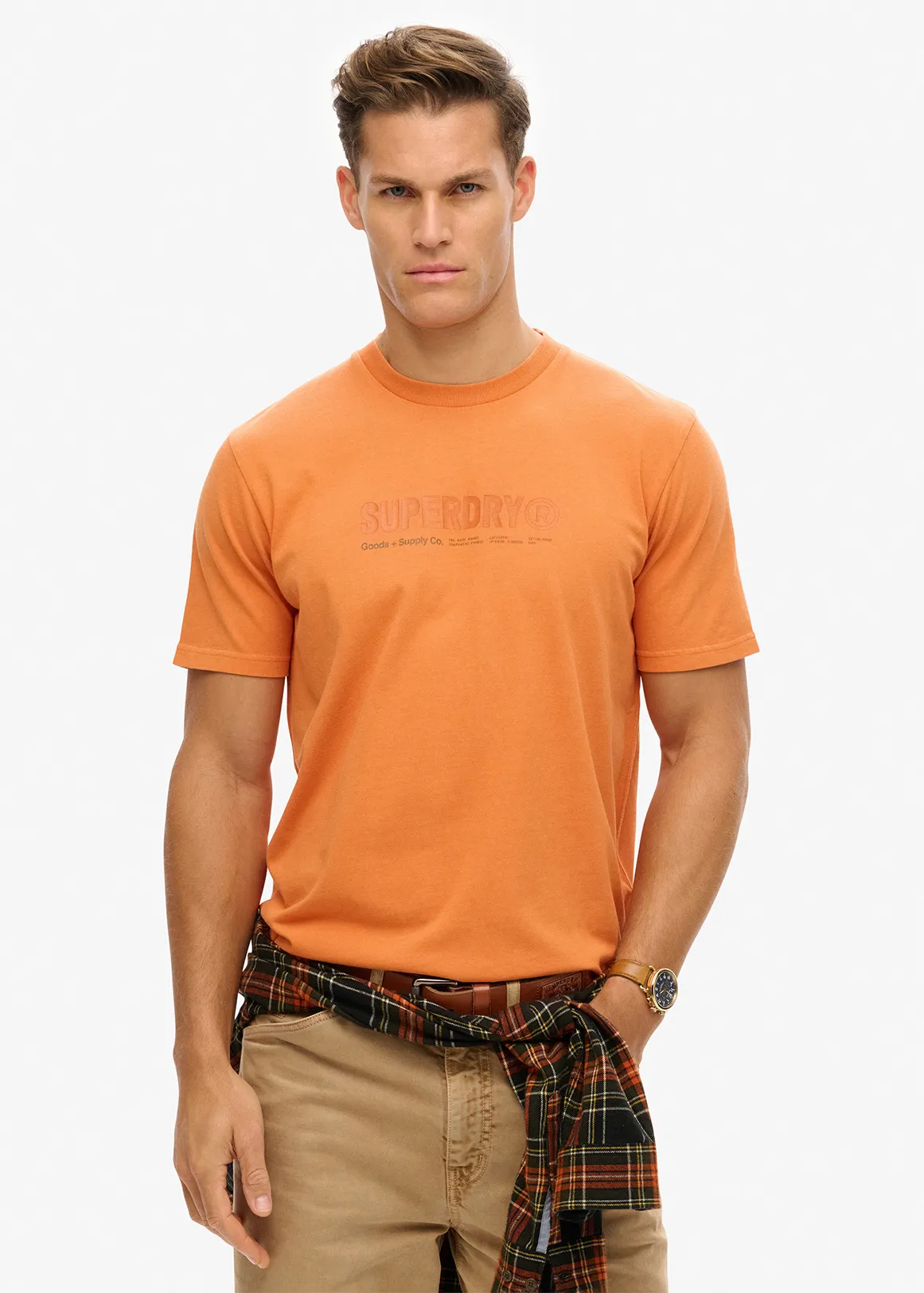 Utility Sport Graphic T-shirt - ORANGE