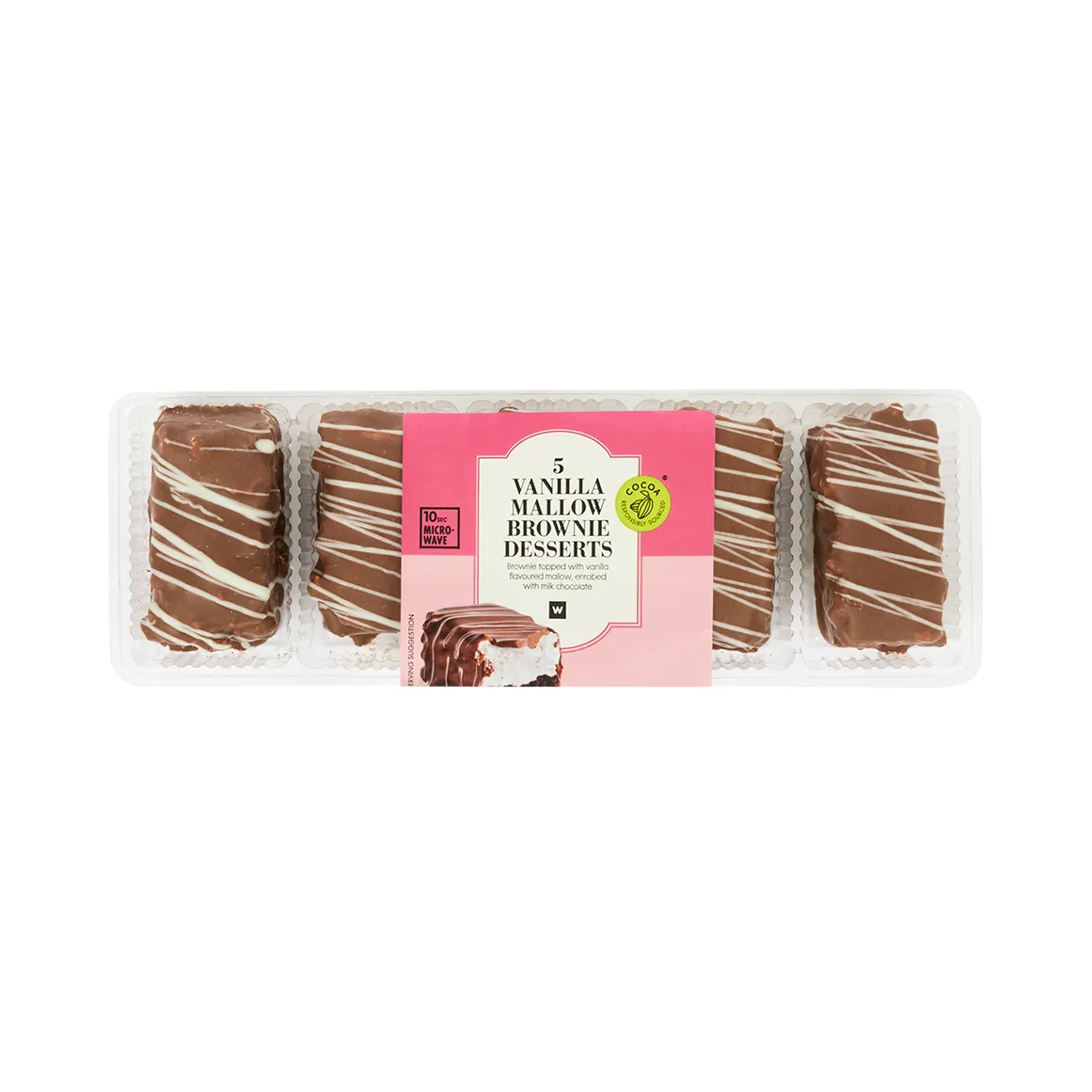 Vanilla Mallow Brownie Desserts 5 pk