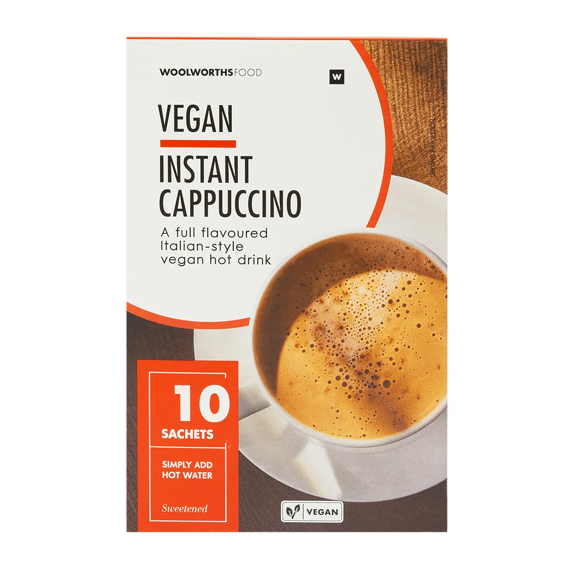 Vegan Instant Cappuccino 10 x 18 g