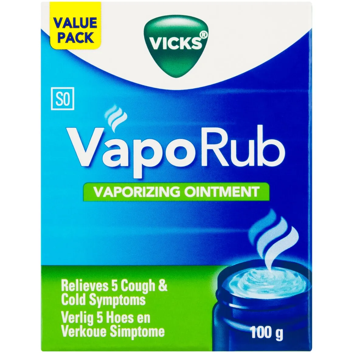 Vicks VapoRub Vaporizing Ointment 100 g