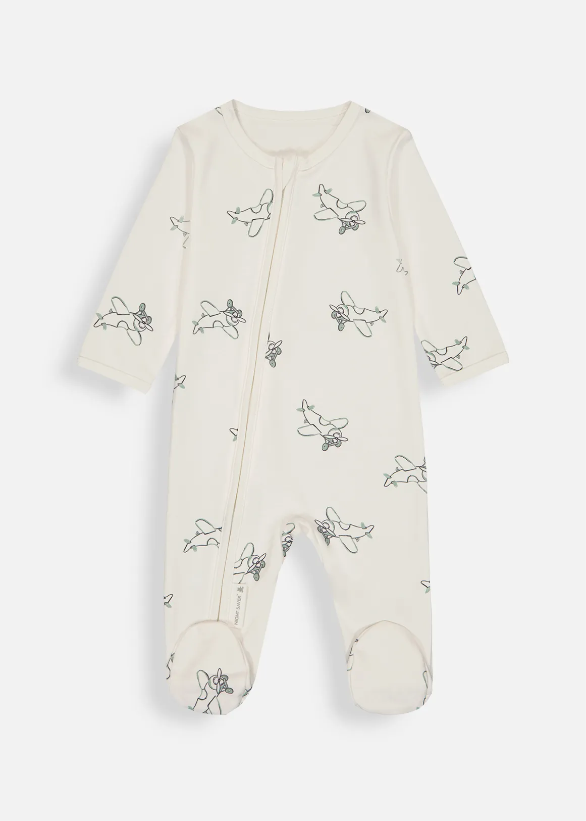 Vintage Plane Zip Sleepsuit - X CREAM