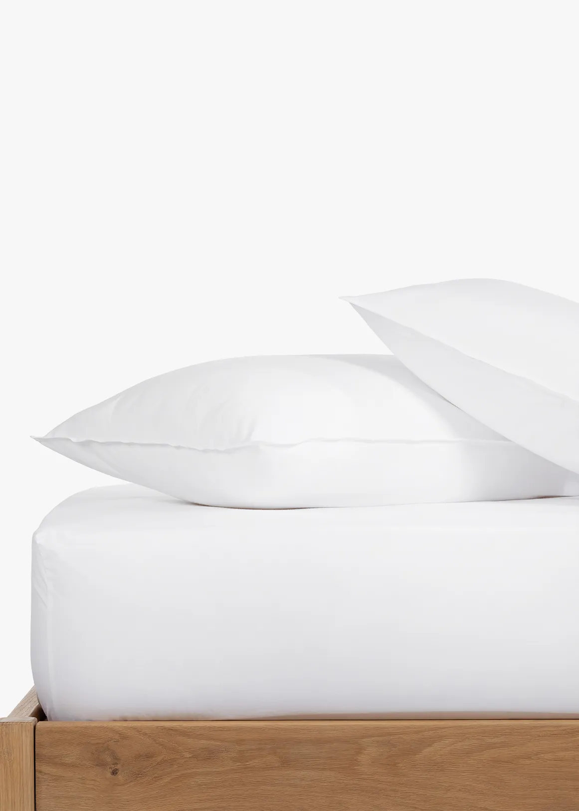Vintage Washed King Cotton Pillowcases 2 Pack - WHITE
