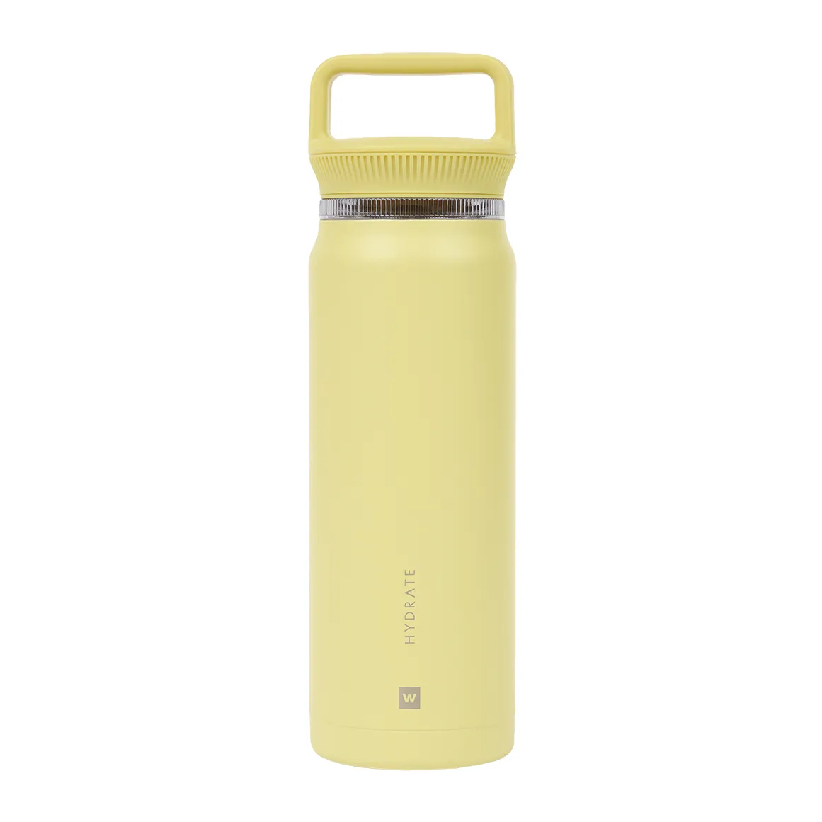 W.Hydrate Everette Yellow Stainless Steel Bottle 946 ml