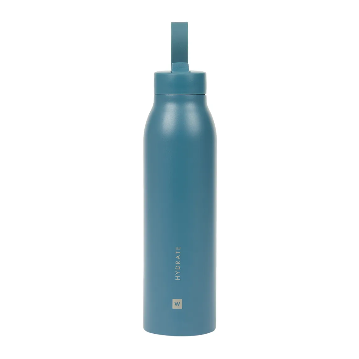 W.Hydrate Modern Flip Blue Stainless Steel Bottle 591 ml
