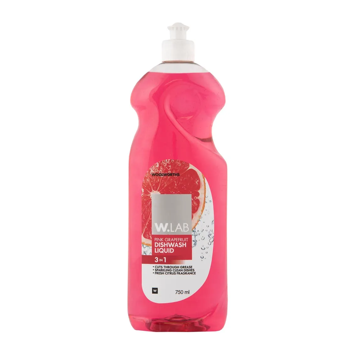 W.Lab 3 in 1 Pink Grapefruit Dishwash Liquid 750 ml