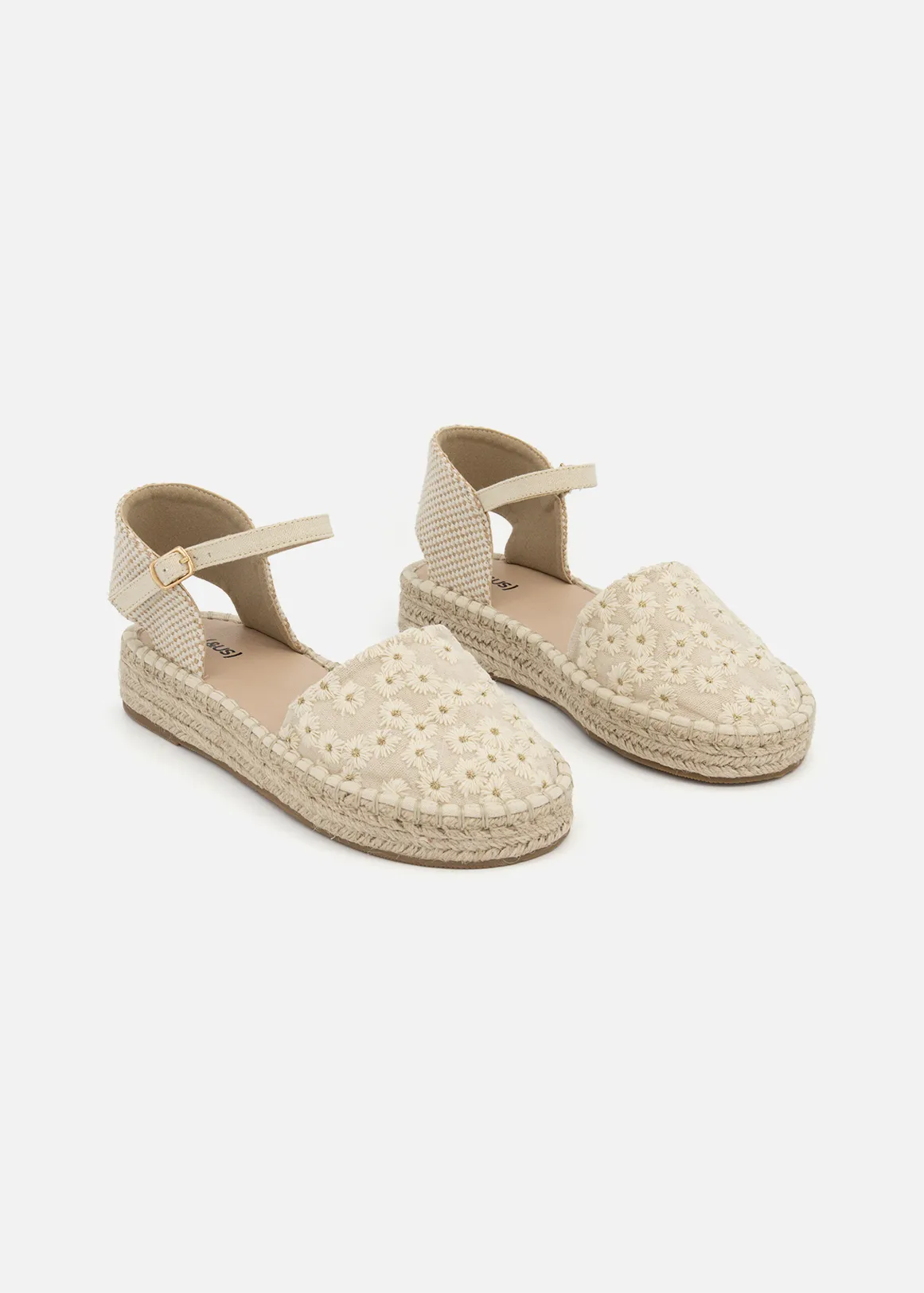 Wedge Espadrilles (Size 12-6) Older Girl - NATURAL