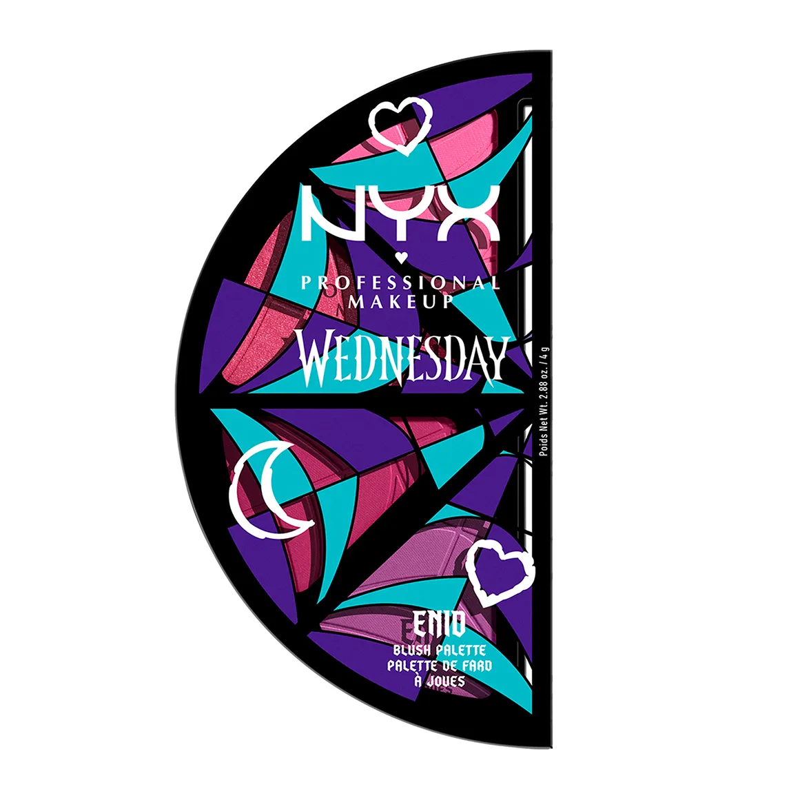 Wednesday Stained Glass Palette Blush - MULTI