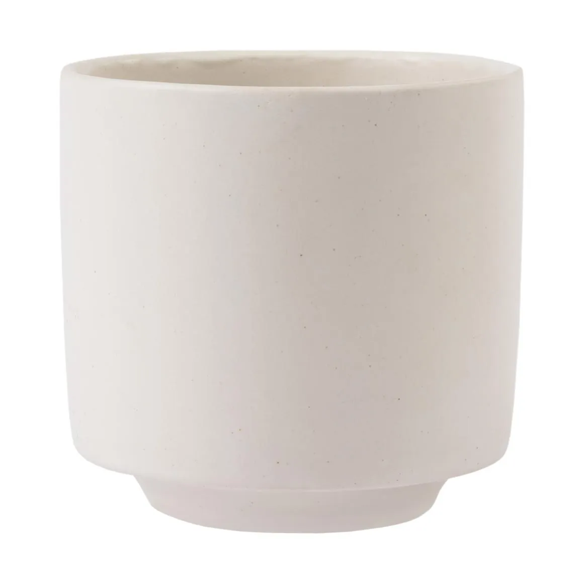 White Ceramic Pot 14 cm