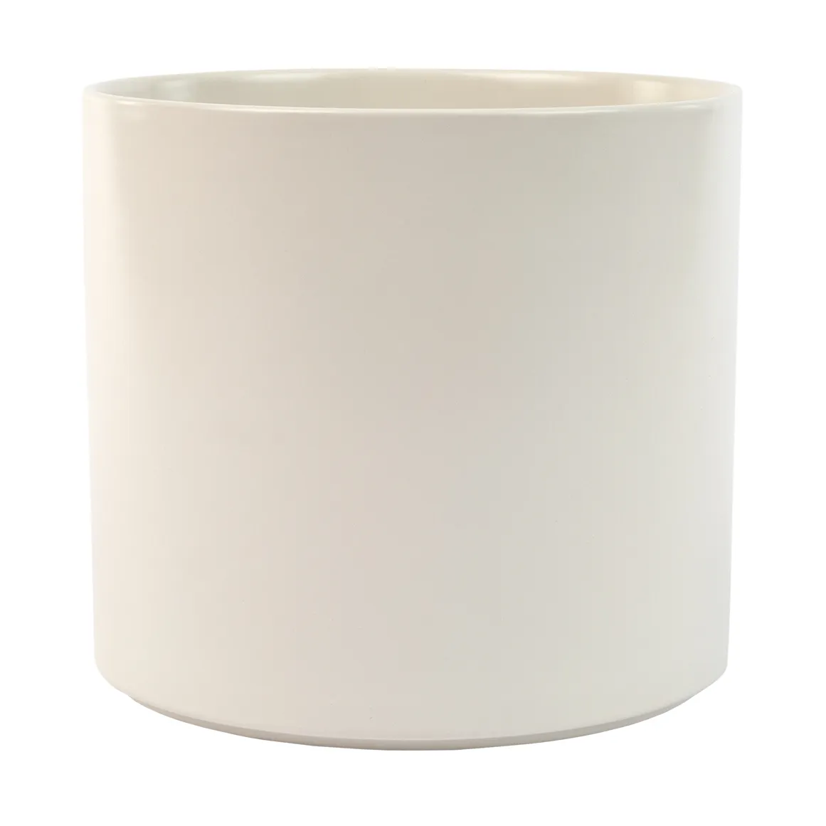 White Ceramic Pot 19 cm