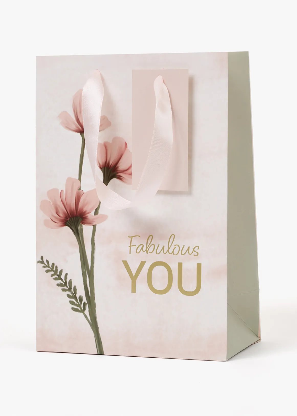 Wild Botanical Medium Gift Bag - PINK