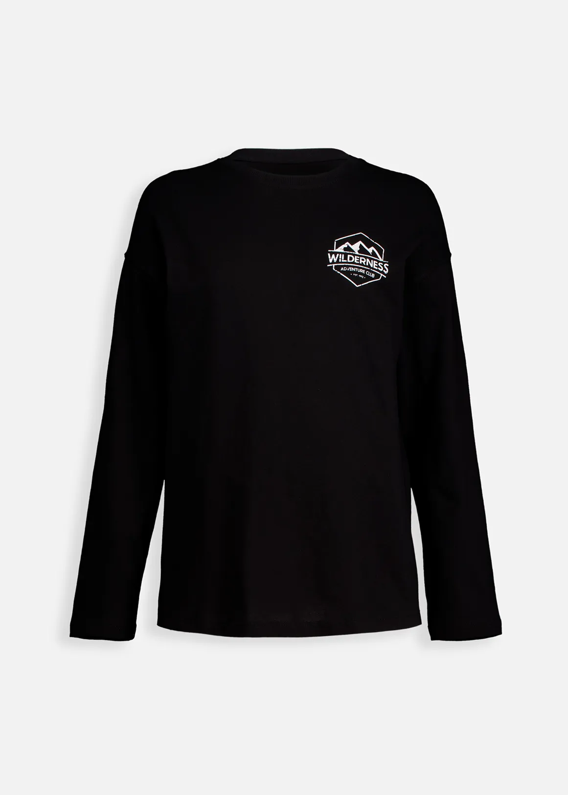 Wilderness Graphic Cotton T-shirt - X BLACK