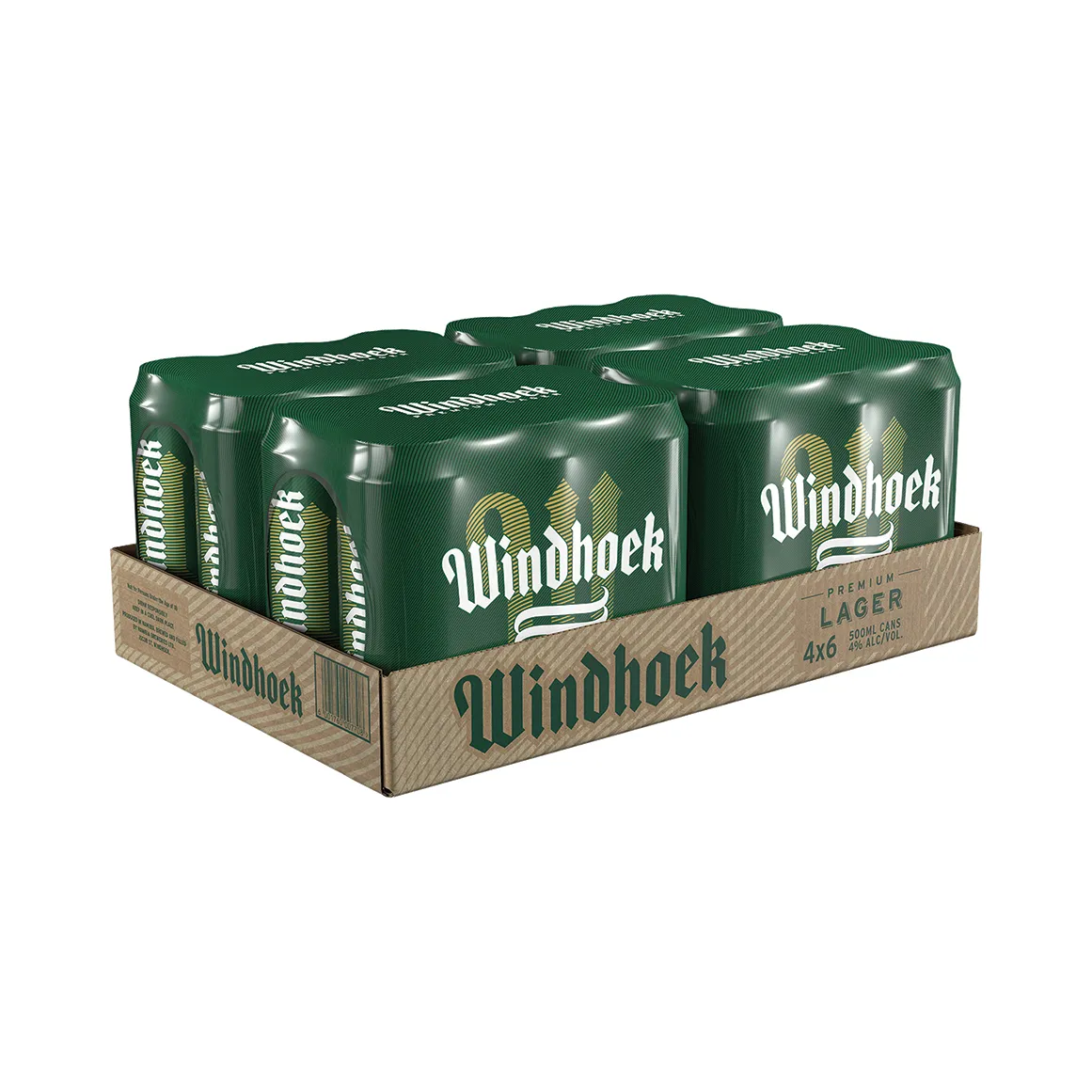 Windhoek Premium Lager Beer 24 x 500 ml