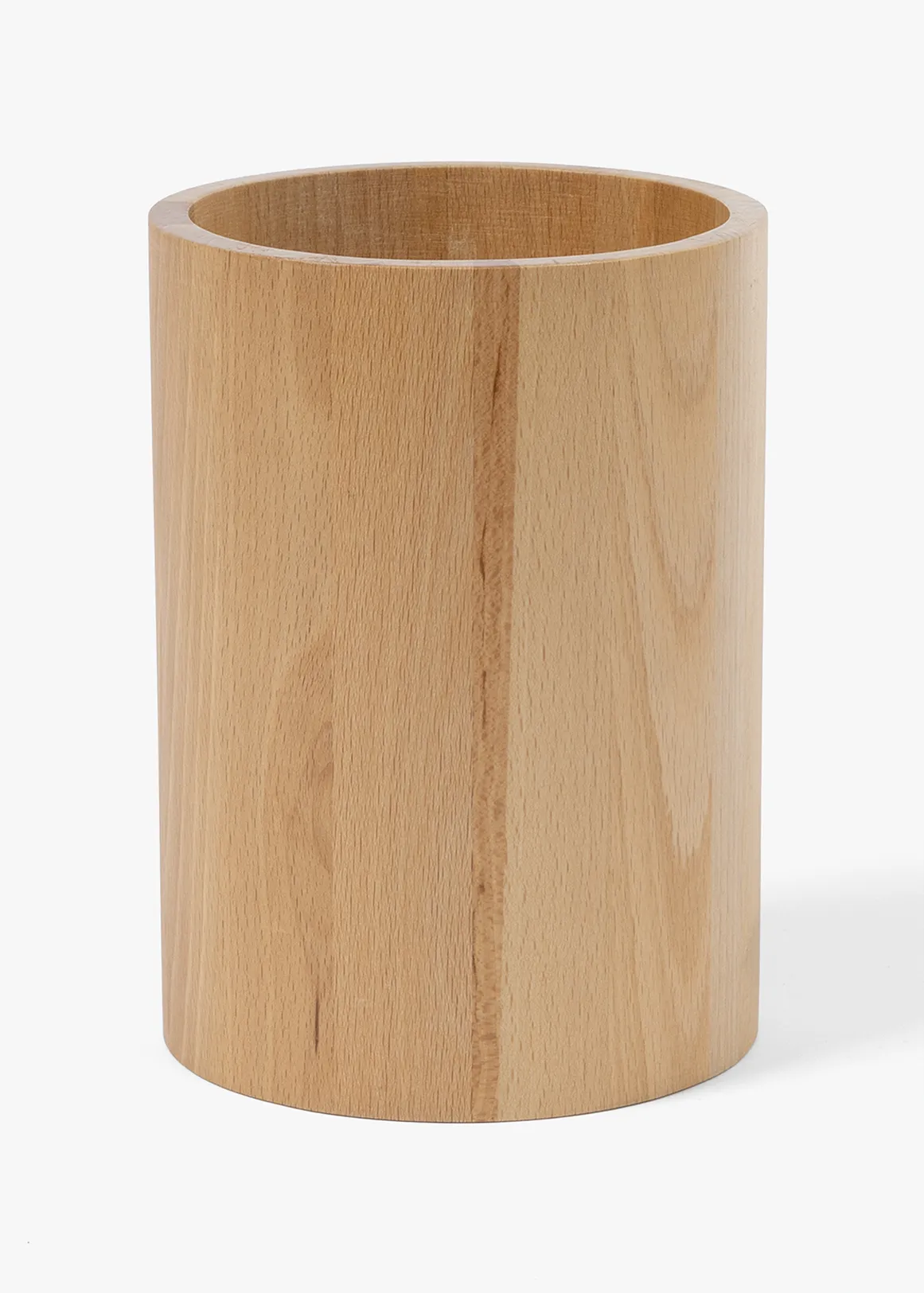 Wooden Utensil Holder - BROWN
