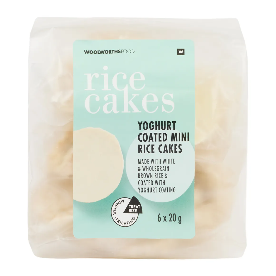 Yoghurt Coated Mini Rice Cakes 6 x 20 g