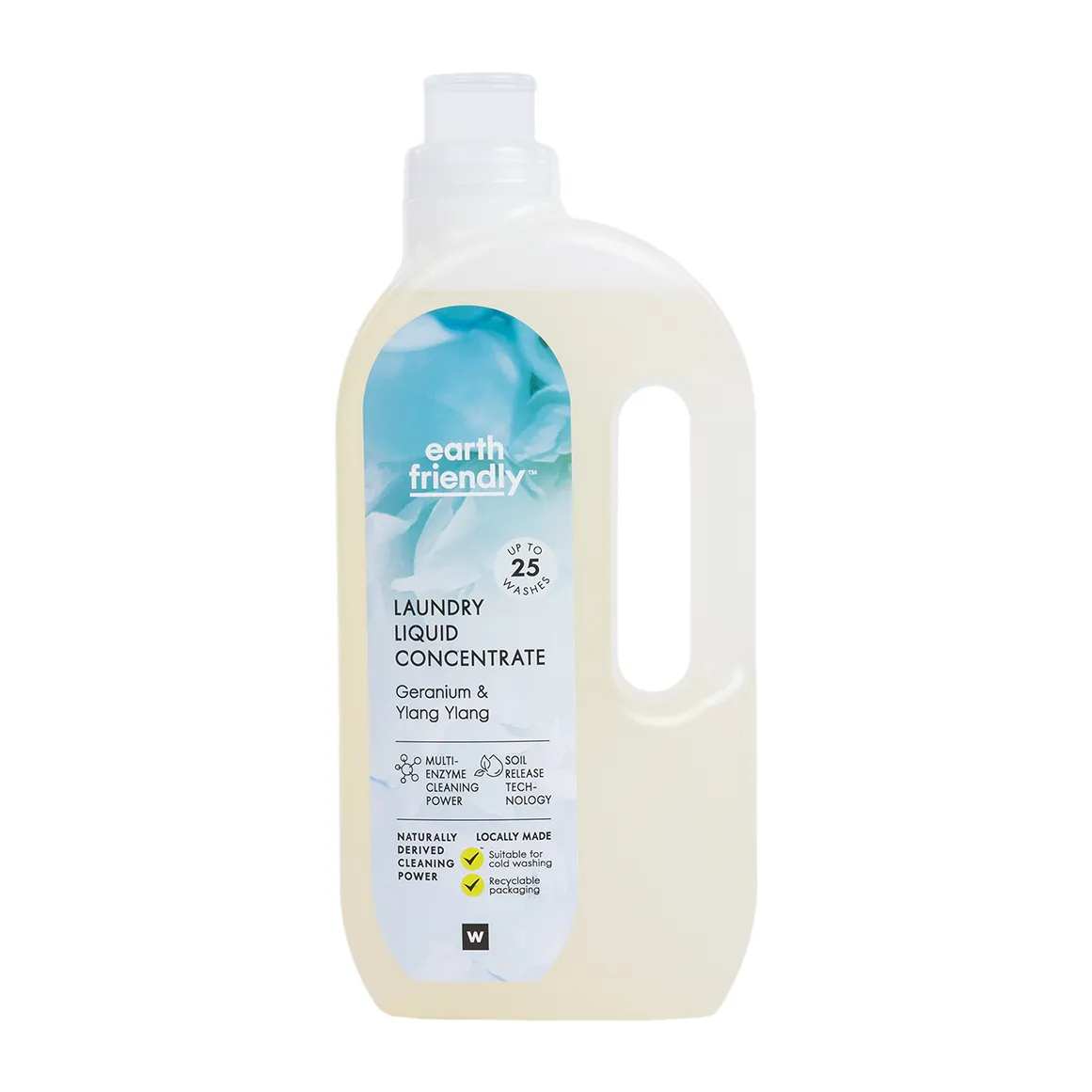 earth friendly™ Geranium and Ylang Ylang Laundry Liquid Concentrate 1 L