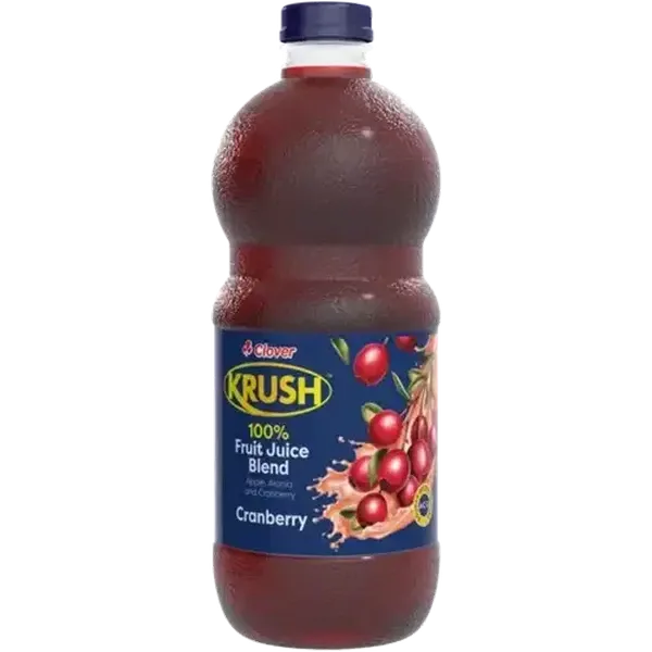 Krush Cranberry 100% Fruit Juice Blend 1.5L