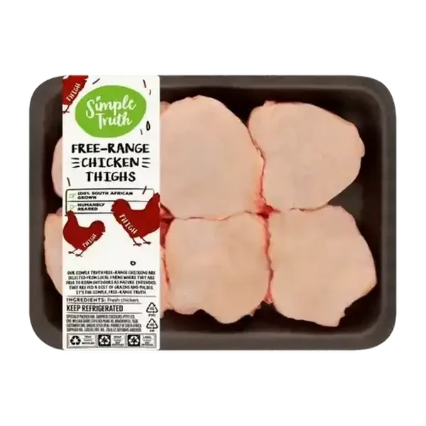 Simple Truth Free-Range Chicken Thighs Per kg