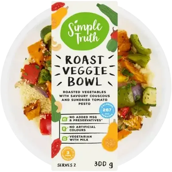 Simple Truth Roast Veggie Bowl Side 300g