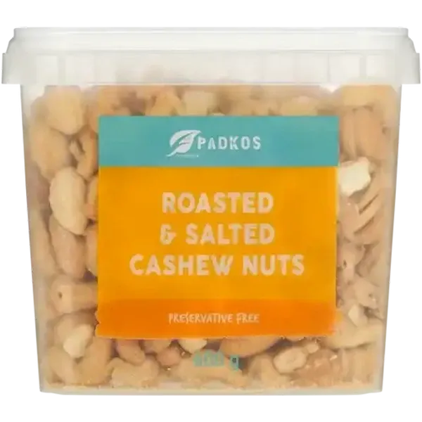 Padkos Roasted & Salted Cashew Nuts 600g