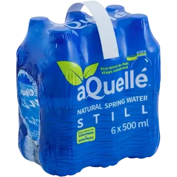 aQuellé Still Natural Spring Water 6 x 500ml