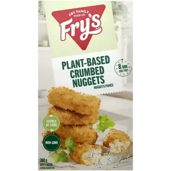 Fry's Frozen Plant-Based Crumbed Nuggets 380g