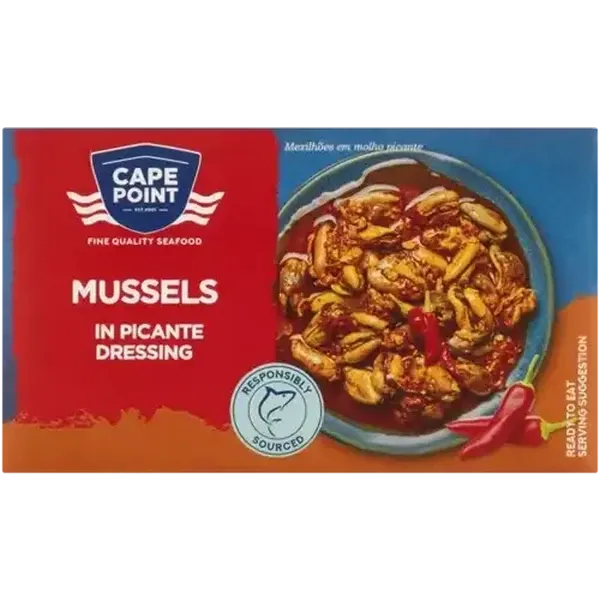 Cape Point Mussels In Picante Dressing 85g