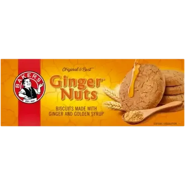 Bakers Ginger Nuts 200/190g