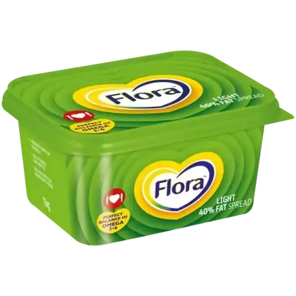 Flora Light 40% Fat Spread Tub 1kg