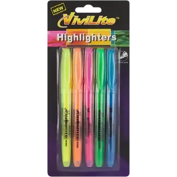 Vivilite Highlighters 5-Pack