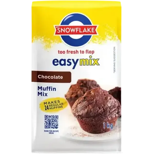 Snowflake Chocolate Flavoured Muffin Mix 1kg