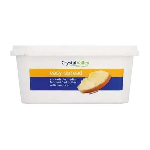Crystal Valley Easy Spread Medium Fat Modified Butter 500g