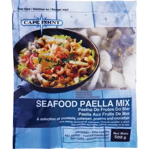 Cape Point Frozen Seafood Paella Mix 500g