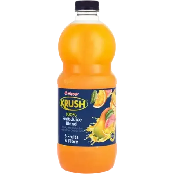 Krush 100% 6 Fruit & Wheat Fibre Fruit Juice 1.5L