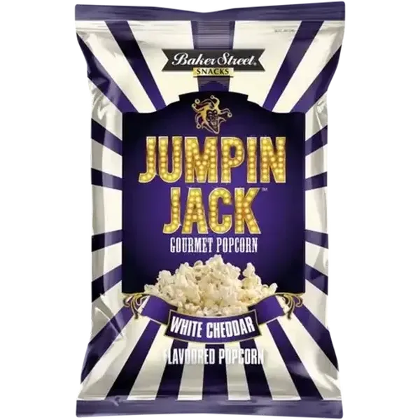 Jumpin Jack White Cheddar Popcorn 100g