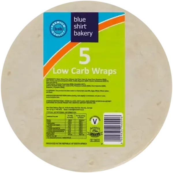 Blue Shirt Bakery Low Carb Wraps 5 Pack