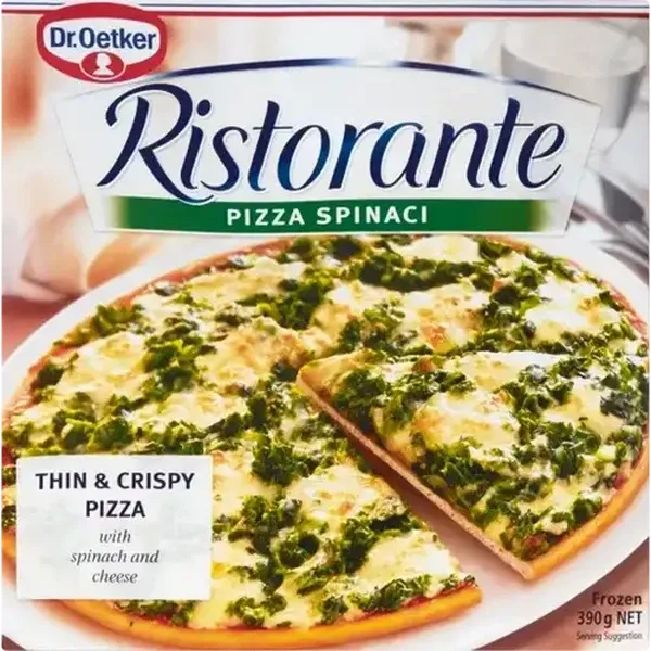 Dr. Oetker Frozen Ristorante Spinaci Pizza 390g