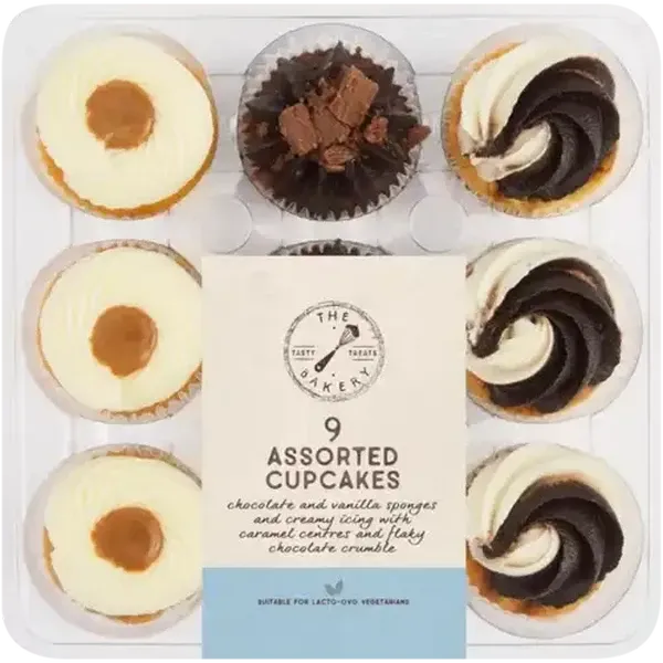 The Bakery Cupcakes 9 Pack (Flavour May Vary)