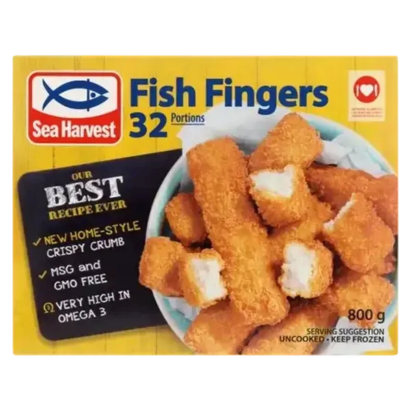 Sea Harvest Frozen Fish Fingers 800g