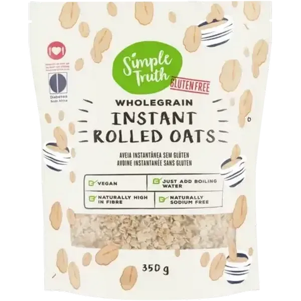 Simple Truth Gluten Free Wholegrain Instant Oats 350g